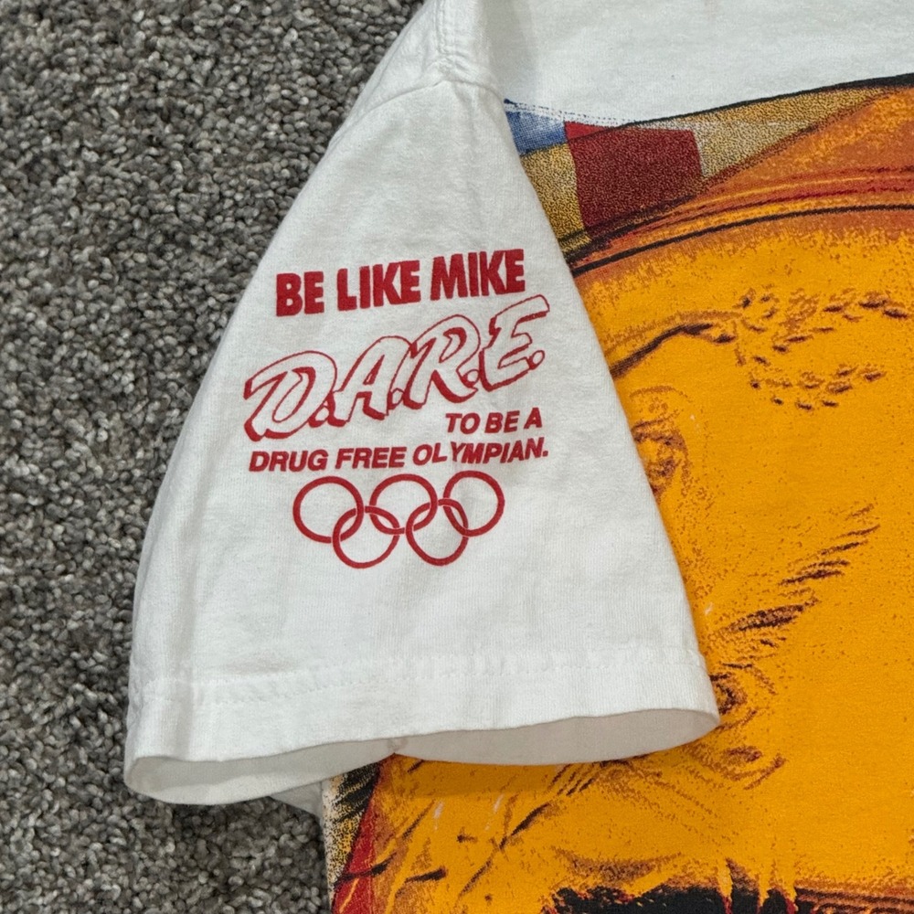 Vintage Backstock Co USA Basketball Dream Team 1992 TShirt AOP Mens L MJ Tribute - Picture 6 of 6